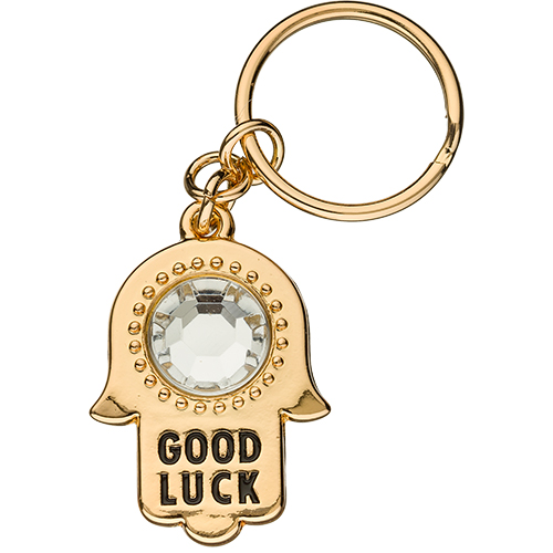 Keyholder Hamsa Metal 2.5x3.5 cm - Gold