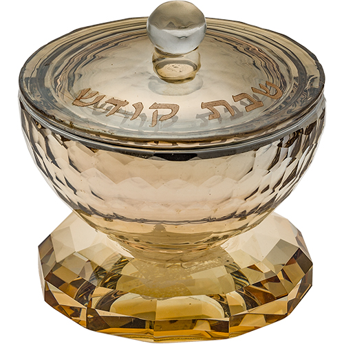 Crystal Salt & Pepper Holders 7 cm - Gold