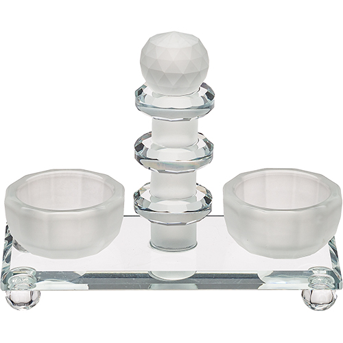 Crystal Salt & Pepper Holders 13 cm