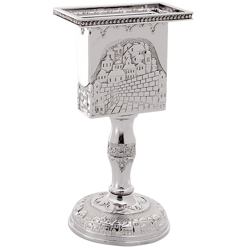 Nickel Havdalah Candle 13cm