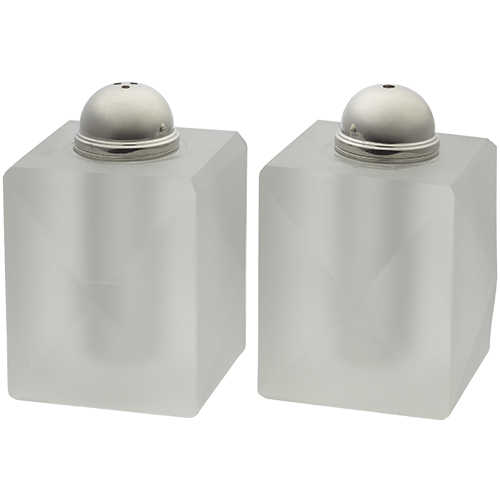 Crystal Salt & Pepper Set 7 cm - Matte