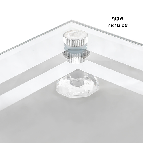 מגש זכוכית מהודר לחלה 45×30 ס״מ