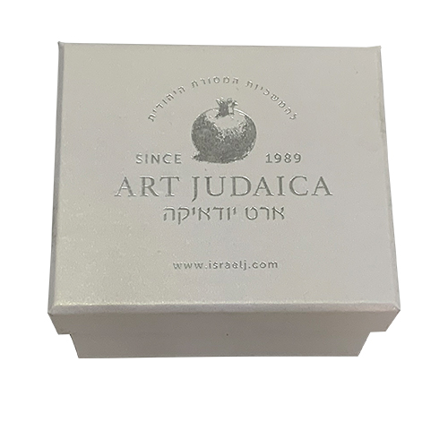 מלחייה קריסטל עם מכסה 4×6 ס״מ