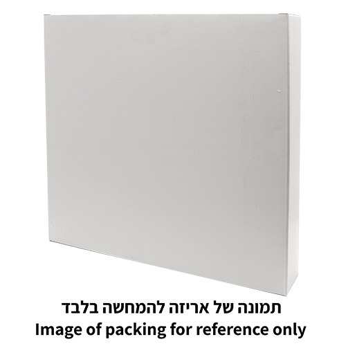 צלחת זכוכית לדבש עם פלקטה 19×23 ס״מ
