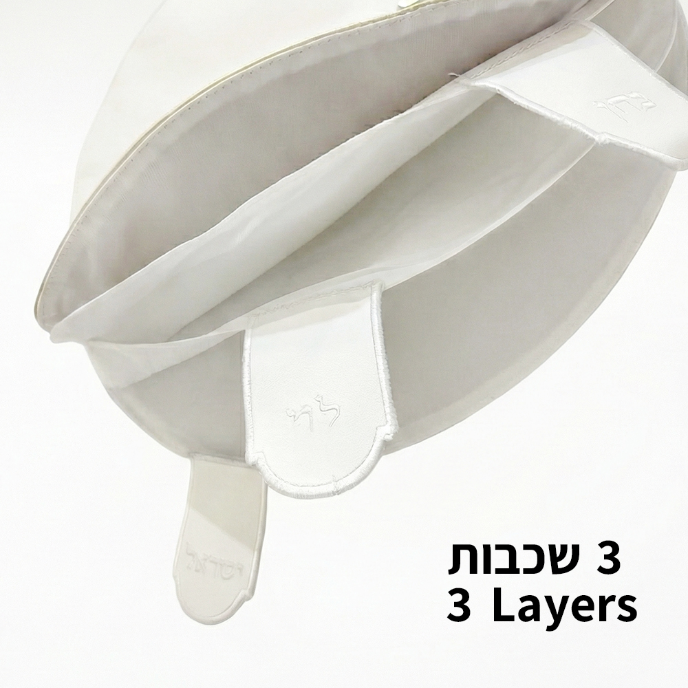 כיסוי פסח מהודר דמוי עור 45 ס״מ אריזת פיויסי