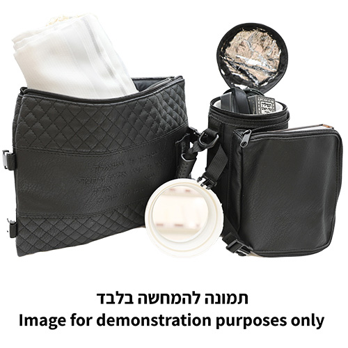 תיק תפ טרמי דמוי עור איכותי לאחסון תפילין 22 ס״מ