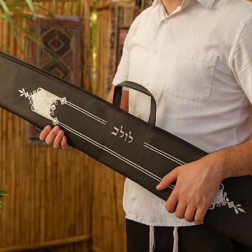 נרתיק מהודר ללולב דמוי עור 116×19 ס״מ