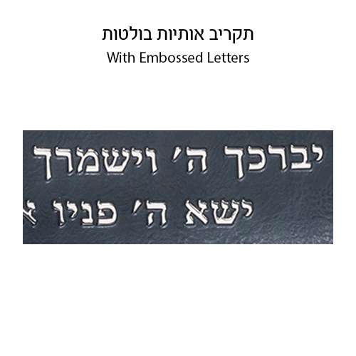 תיק מפואר לטלית גדול תפילין עם ידית 31×41 ס״מ