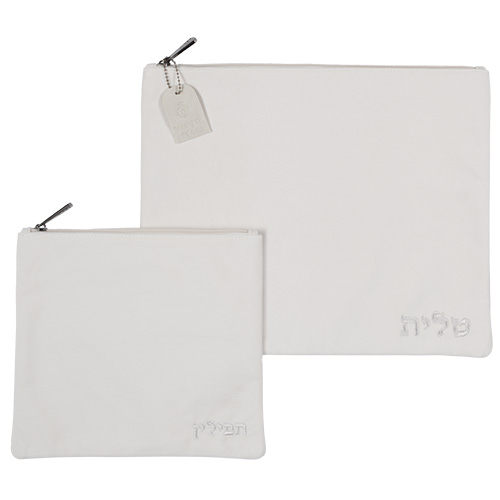 סט טלית תפילין בד קטיפה משי 36×29 ס״מ