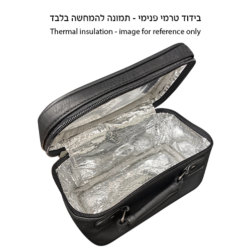 תיק לאתרוג דמוי עור 11×19 ס״מ גוון בטון