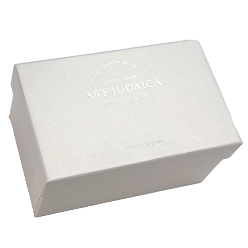 פמוטי זכוכית מהודר 17×10 ס״מ