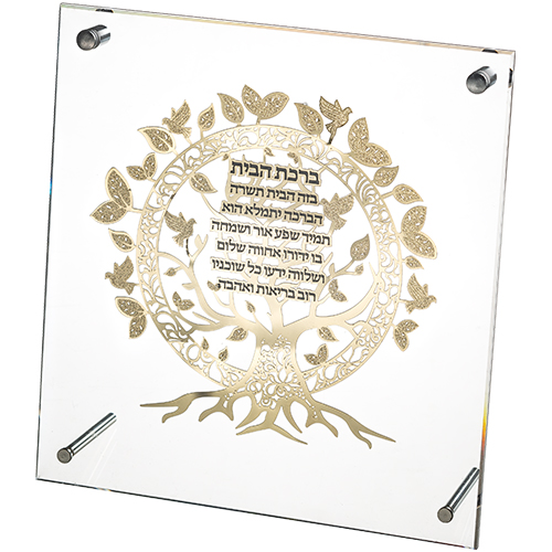 מסגרת אקריליק מהודרת עם פלקטה 23×24 ס״מ