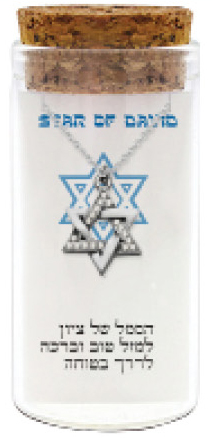 שרשרת כסף טהור 925 "מגן דוד"