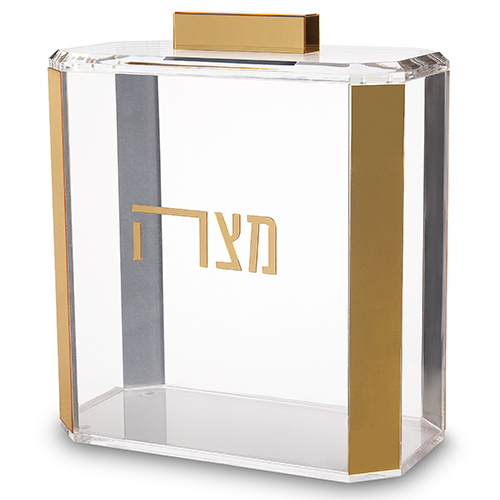 Lucite Clear Stand for Matzah 22*26 cm