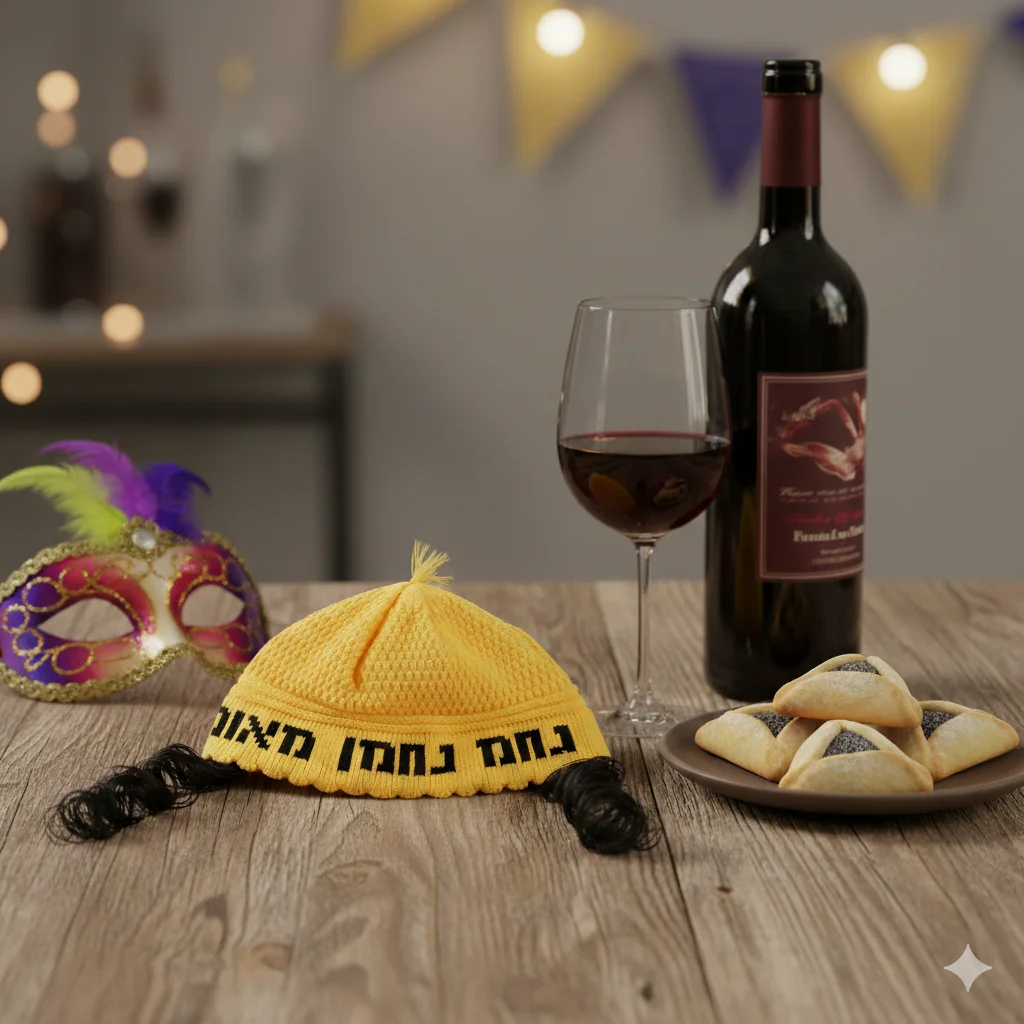 כיפה פריק צהוב עם פאות "נחמן מאומן" 24 ס״מ