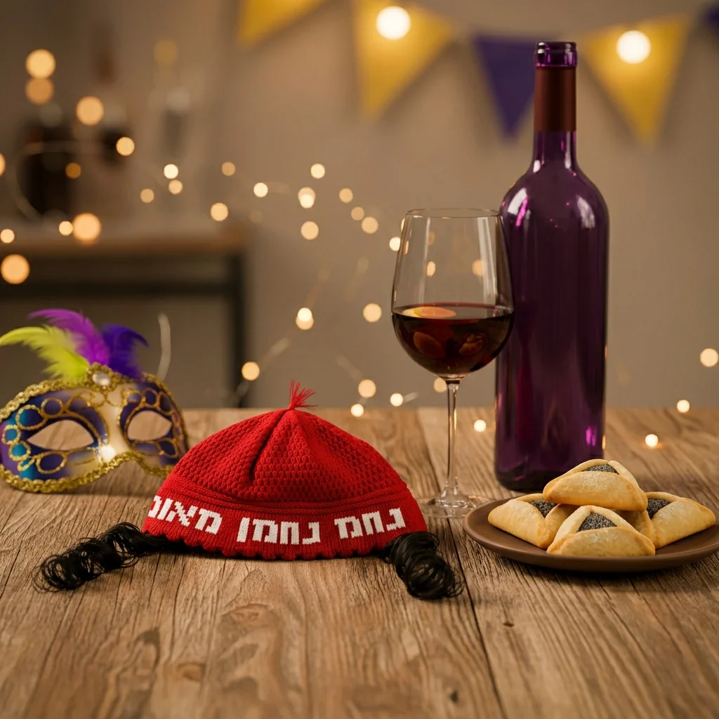 כיפה פריק אדום עם פאות "נחמן מאומן" 24 ס״מ