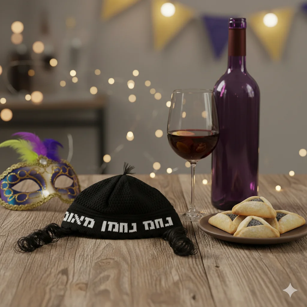 כיפה פריק שחור עם פאות "נחמן מאומן" 24 ס״מ