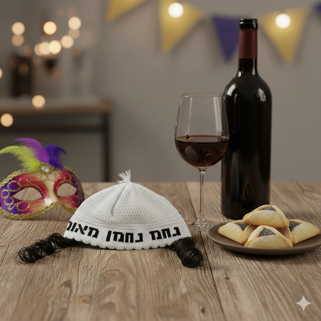 כיפה פריק לבן עם פאות "נחמן מאומן" 24 ס״מ