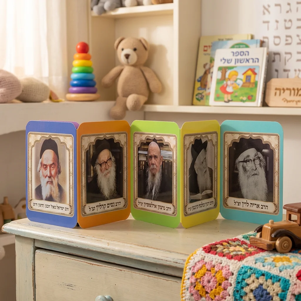 ספר תמונות רבנים לילדים - ספרדי