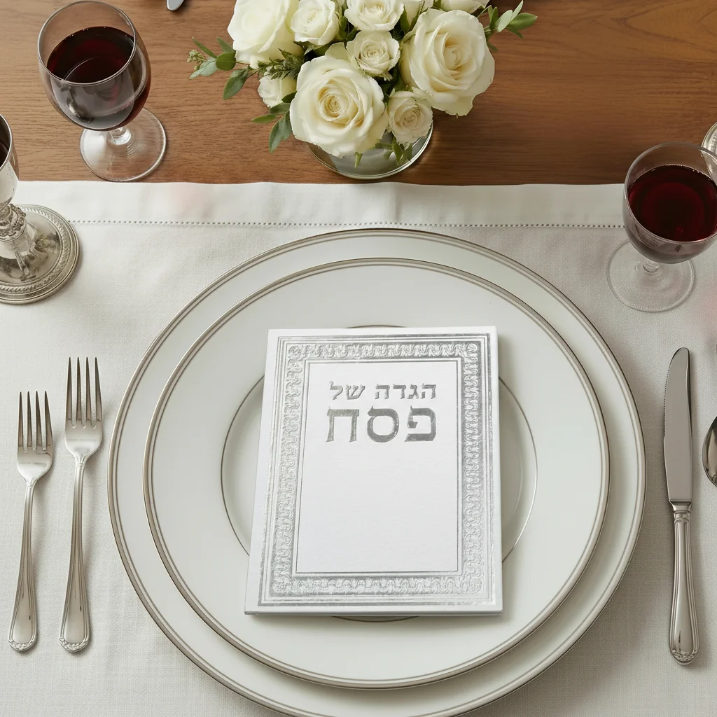 הגדה לפסח כריכה קשה 22×30 ס״מ