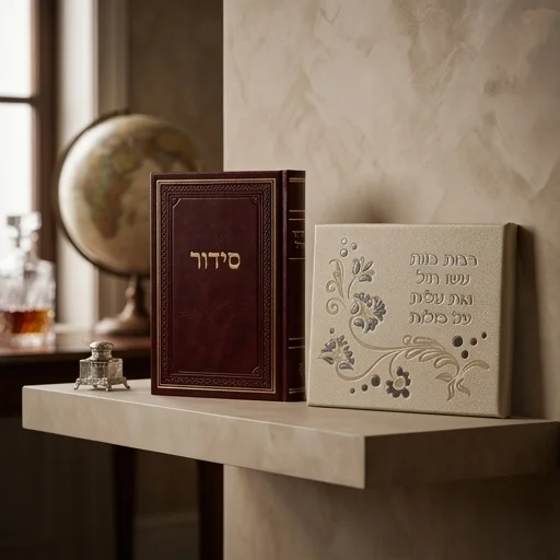 סטנד 18 יח מראה דמוי עור "רבות בנות" 10.5×8.5 ס״מ