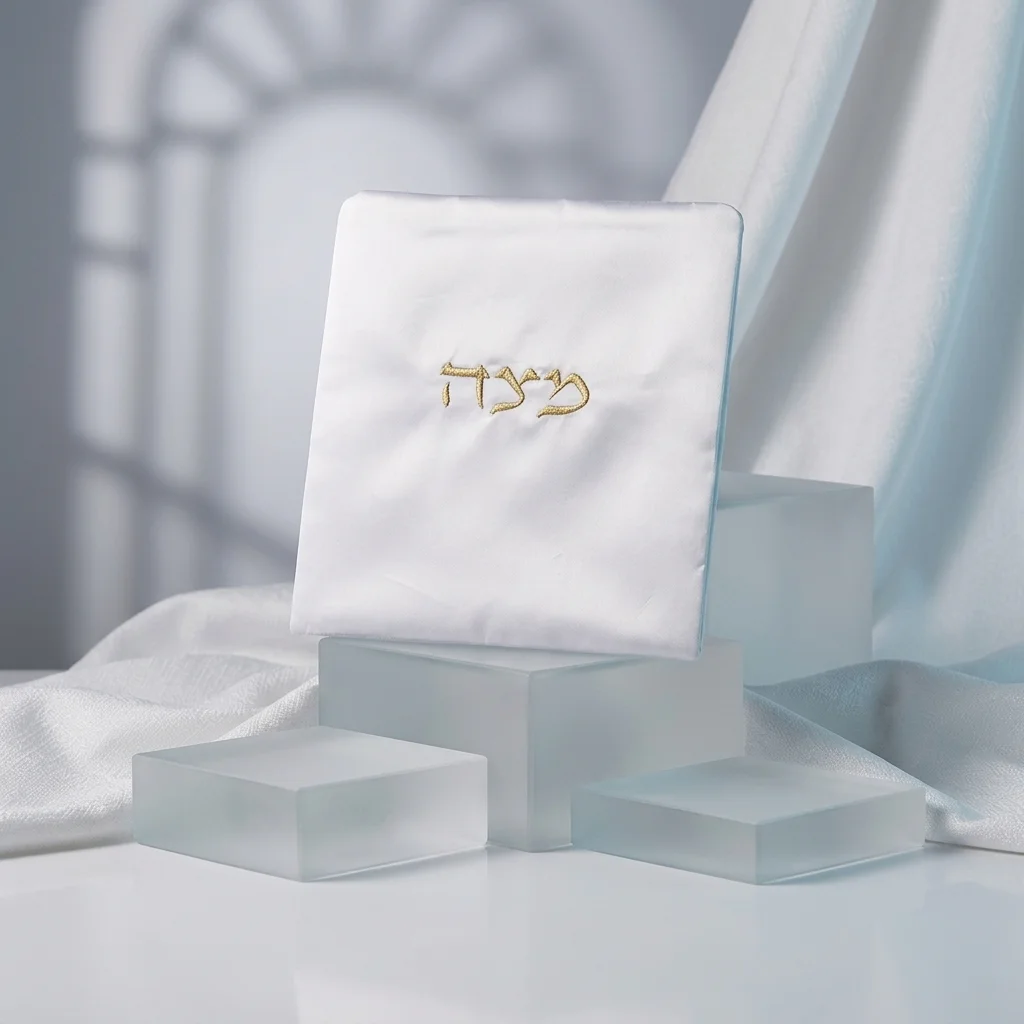 כיסוי אפיקומן סטן "מצה" 24×21 ס״מ אריזת צלופן