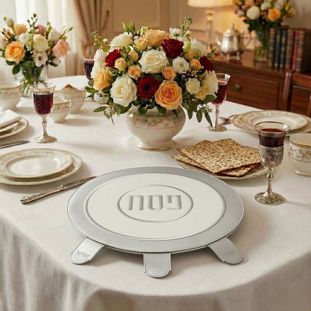 כיסוי פסח מהודר דמוי עור 45 ס״מ אריזת פיויסי