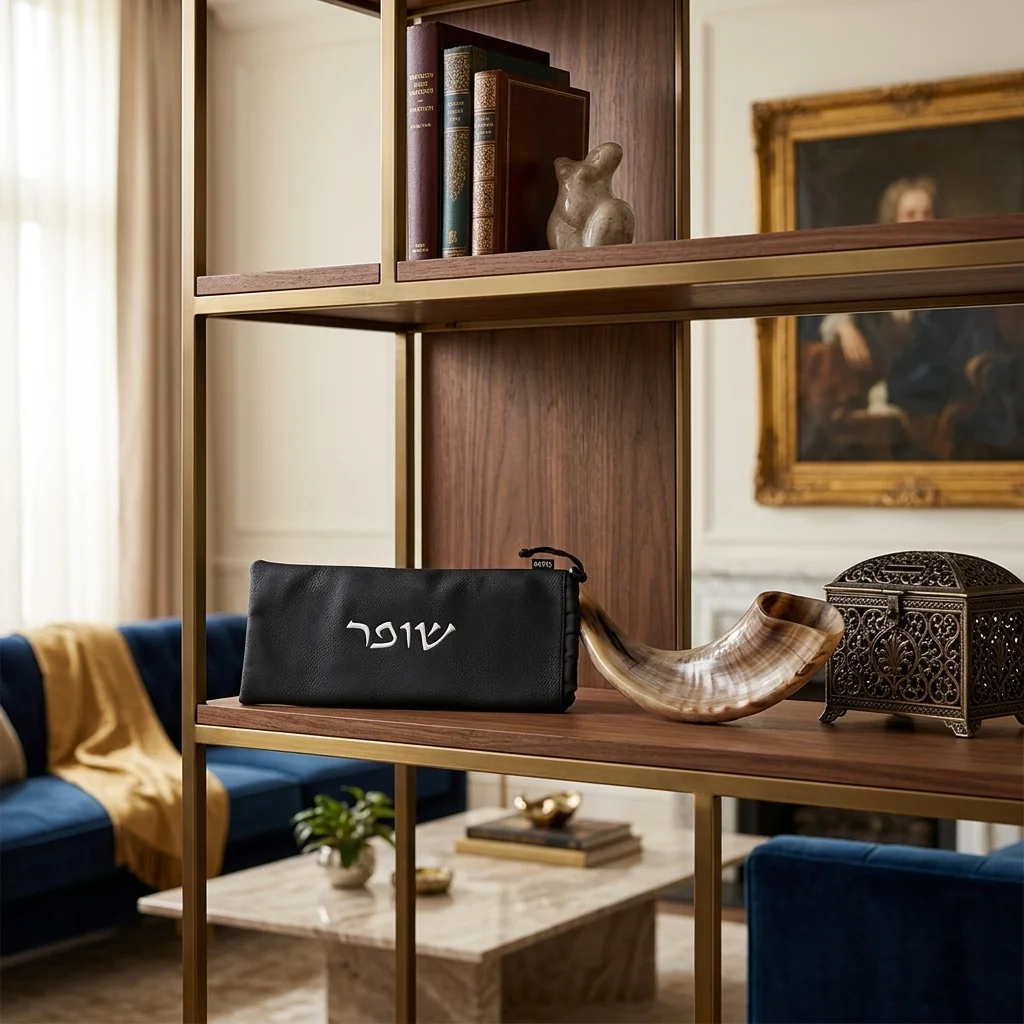 Leatherette Shofar Bag 20x42 cm