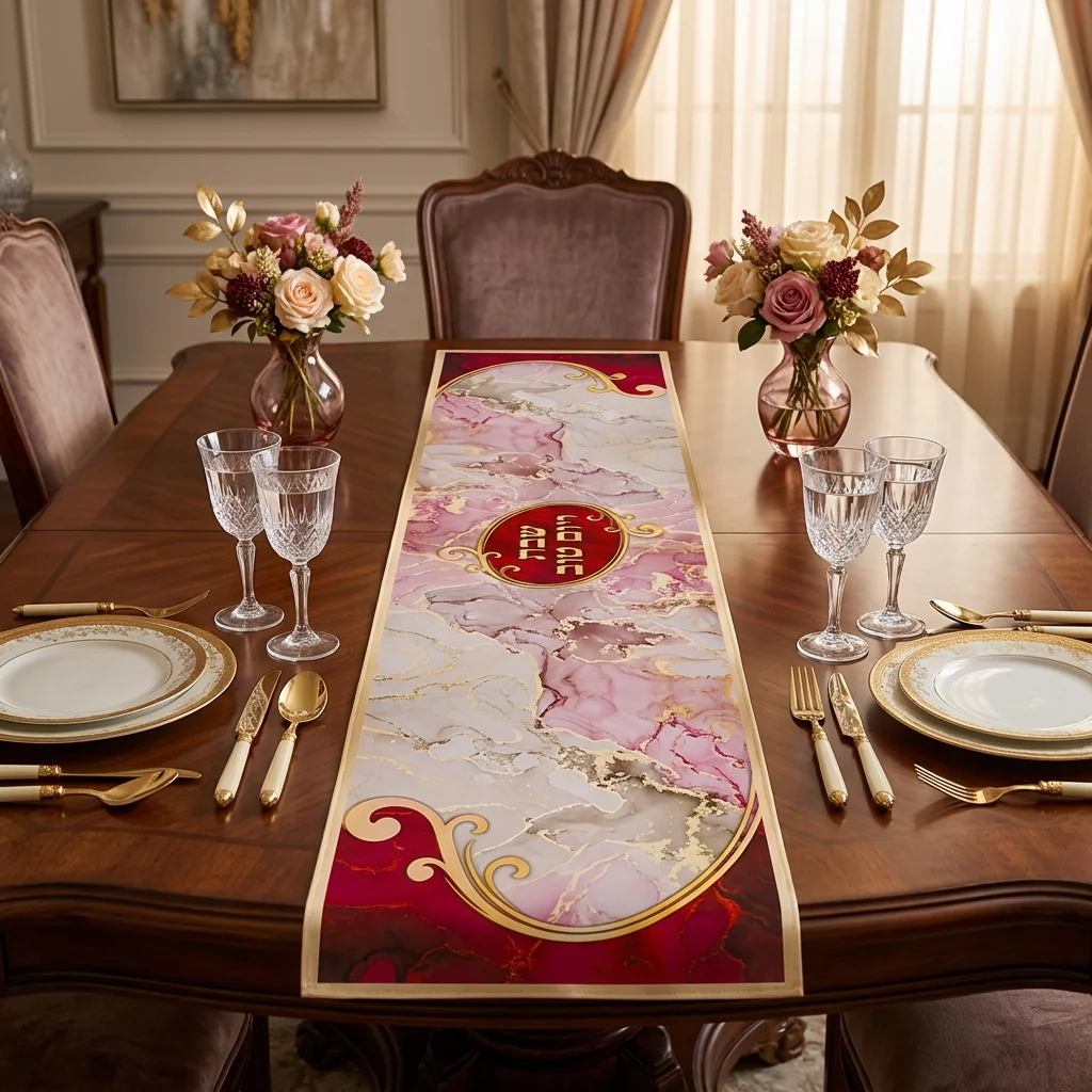 Fabric Thermal Insulation Runner for Tablecloth 30*120 cm - Brown
