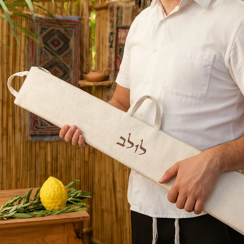 נרתיק מהודר ללולב דמוי עור 116×19 ס״מ