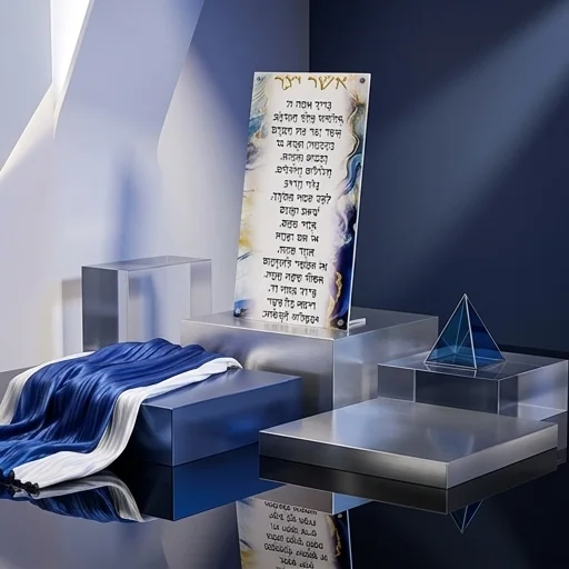 ברכה מלבנית נוסח אשכנזי 3315.5 ס״מ