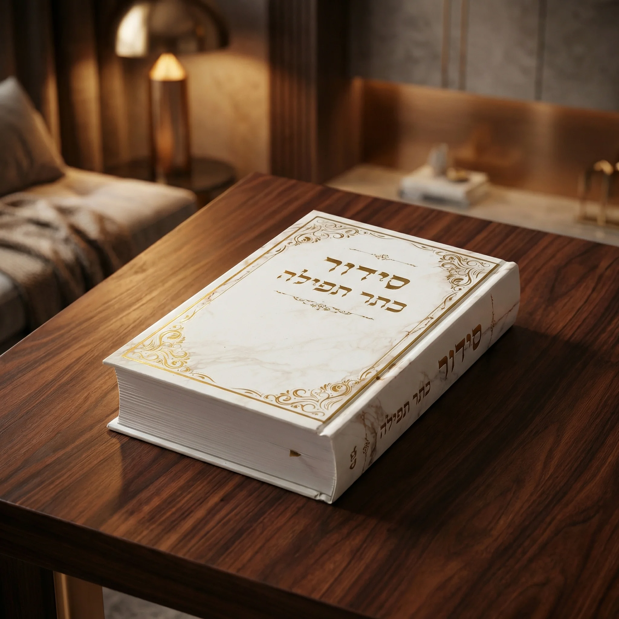 סידור "כתר התפילה" כריכה קשה 17.5×12 ס״מ