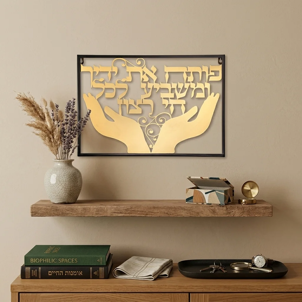 פותח את ידיך מתכת חיתוך לייזר 35×48 ס״מ