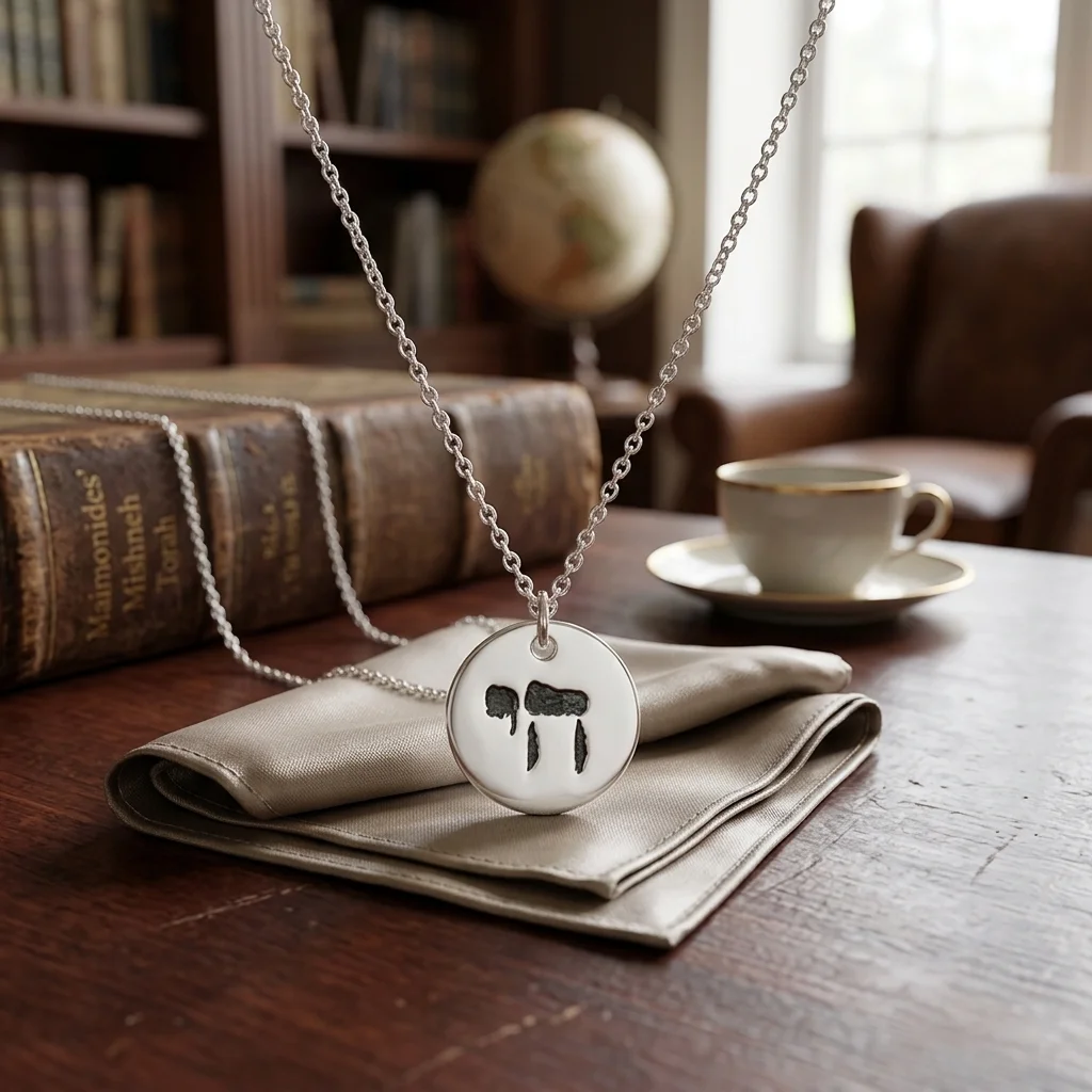שרשרת כסף טהור 925 "חי"