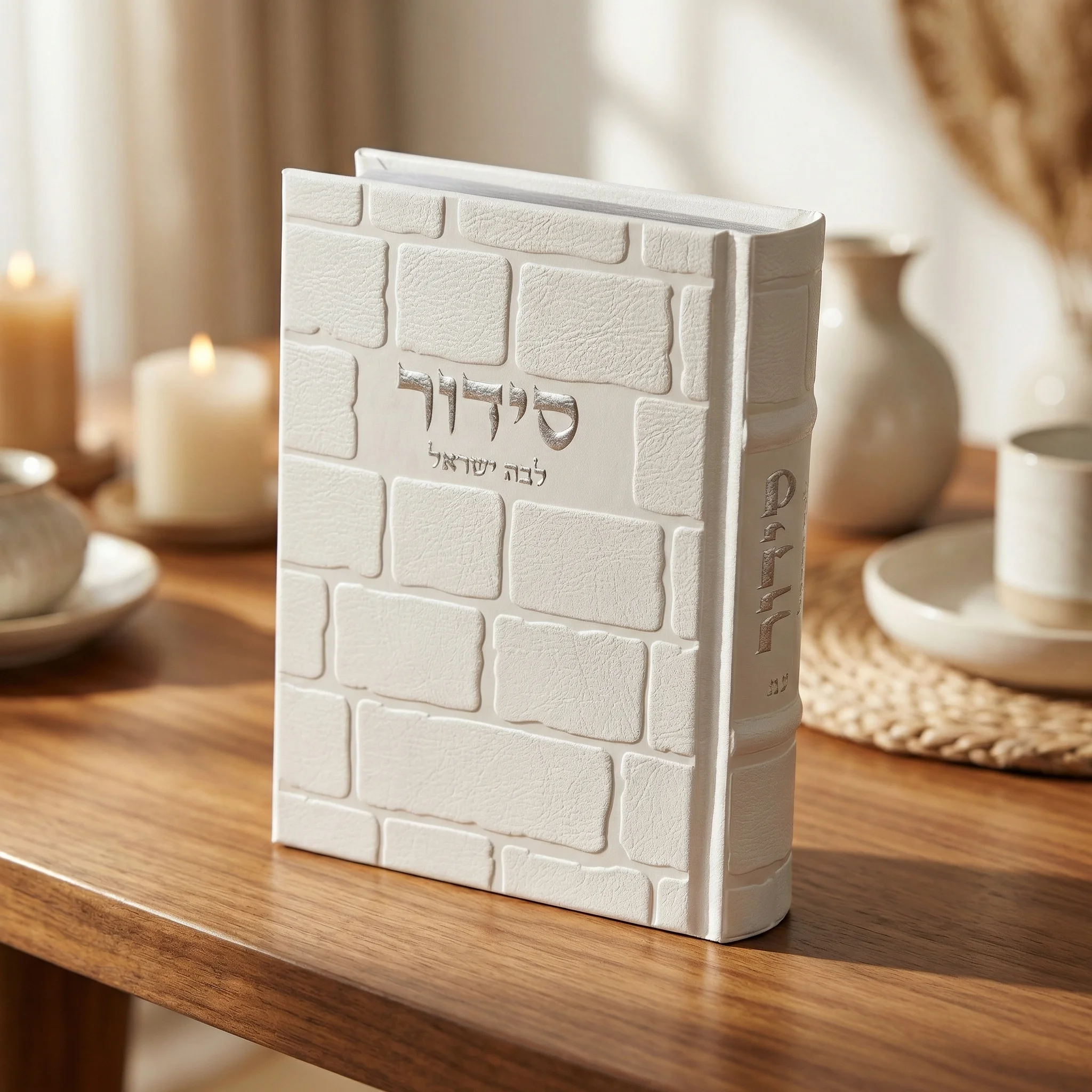סידור "כתר התפילה" לבת ישראל כריכה מהודרת דמוי עור