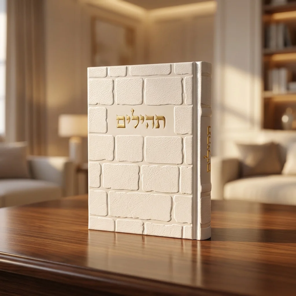 תהילים "כתר התפילה" כריכה מהודרת דמוי עור 17.5×12 ס״מ