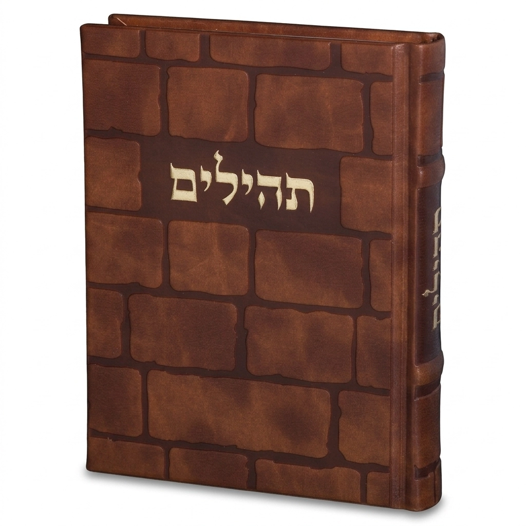 תהילים "כתר התפילה" כריכה מהודרת דמוי עור 17.5×12 ס״מ