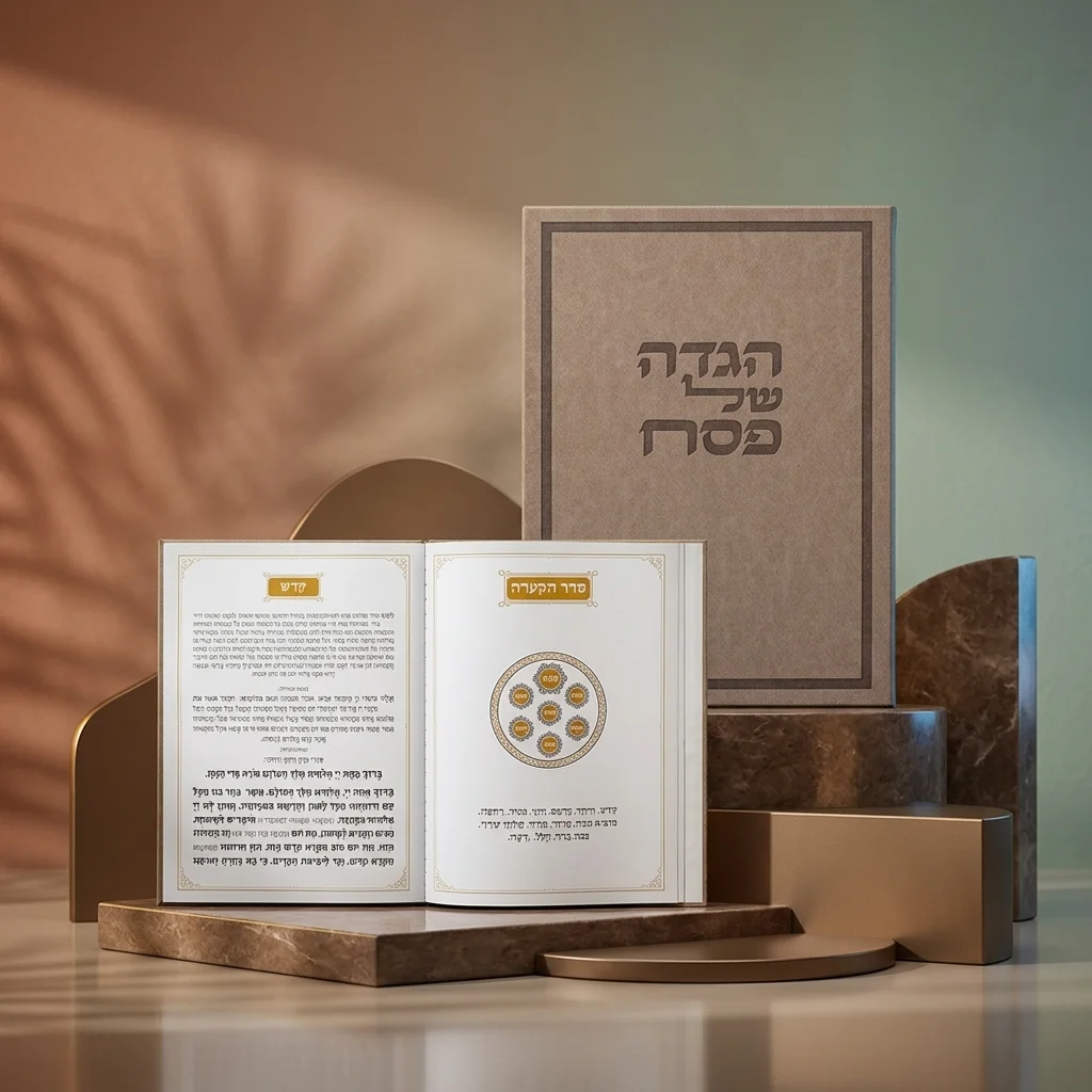 הגדה לפסח כריכה קשה 22×30 ס״מ