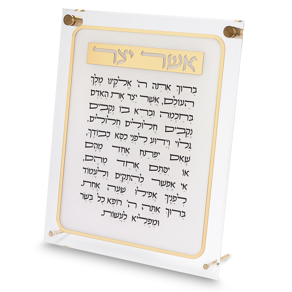 אשר יצר אשכנזי אקריליק 29×35 ס״מ