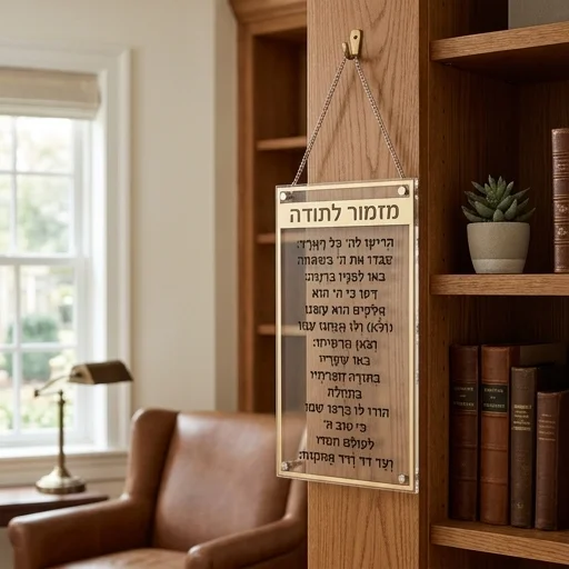 הדלקת נרות מלבן אקריליק מסגרת זהב