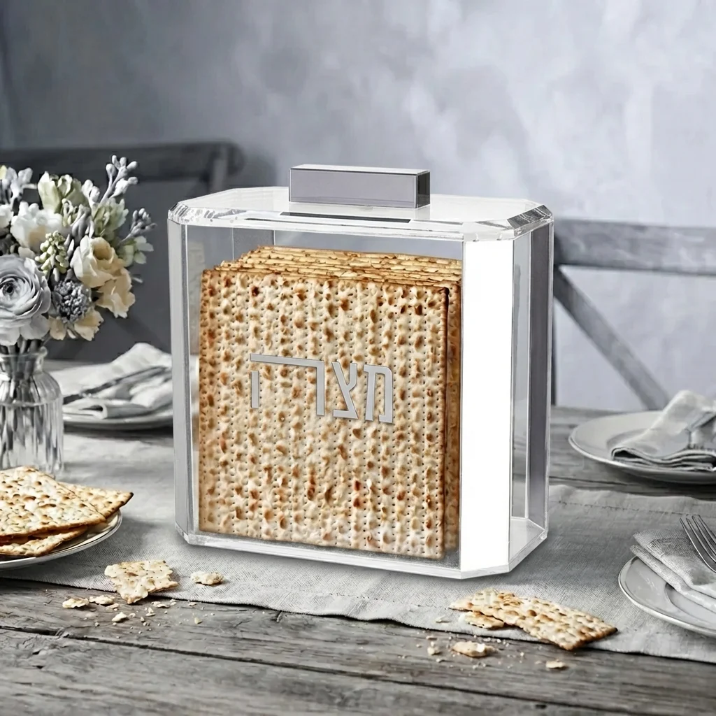כלי למצה מאקריליק מהודר 22×26 ס״מ