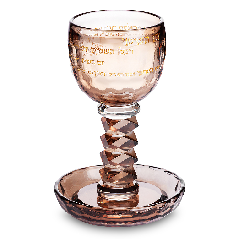 גביע קריסטל מהודר 16 ס״מ תכולה 100 מ"ל