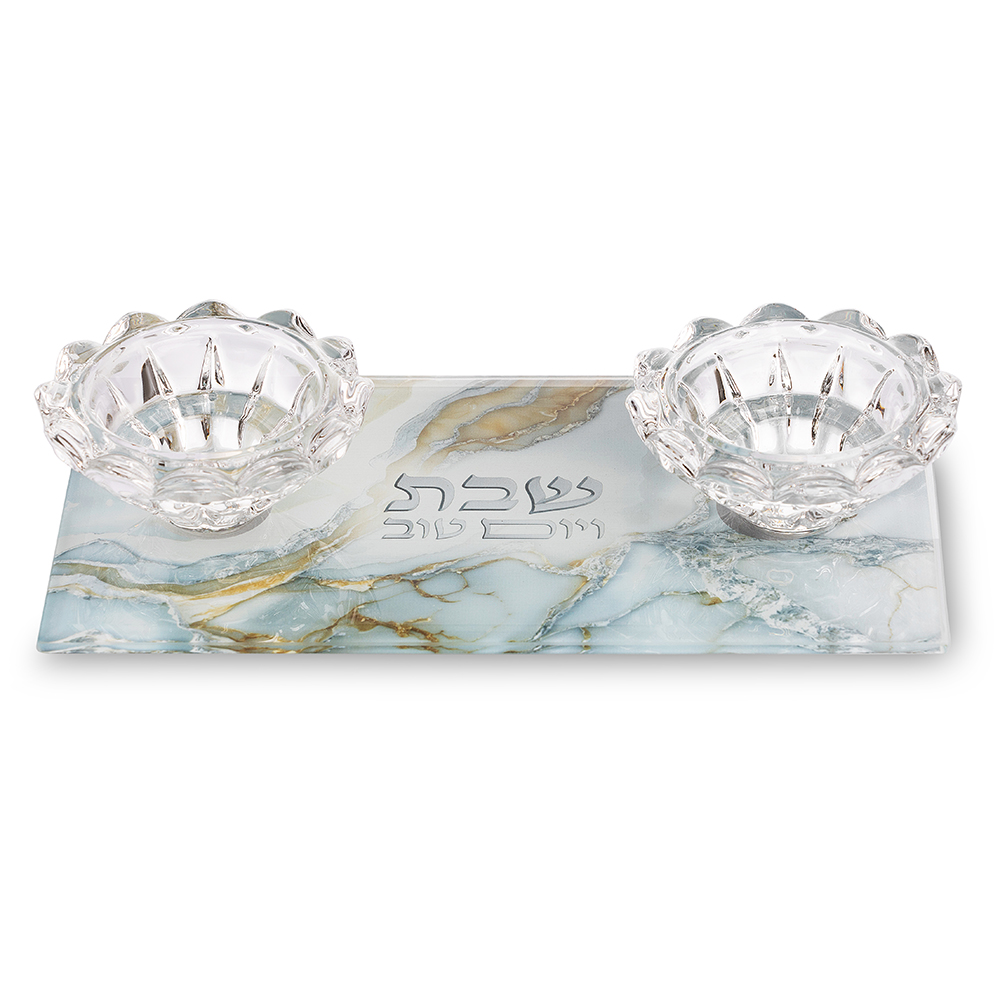 פמוטי זכוכית 10×18 ס״מ