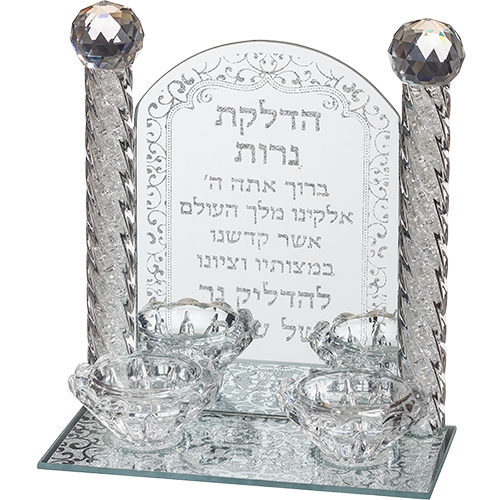 Crystal Candlesticks 18x16.5 cm