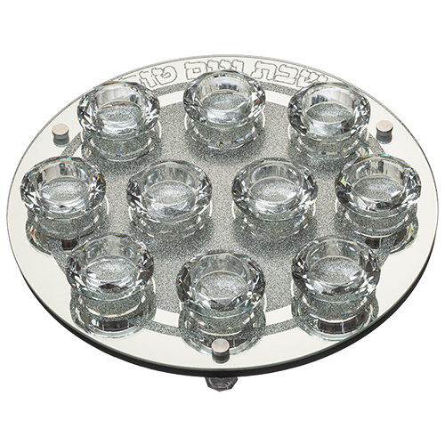 Crystal 10 Brenches Candlesticks 33 cm