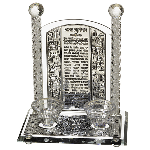 Crystal Candlesticks 24 Cm- Candle Lighting
