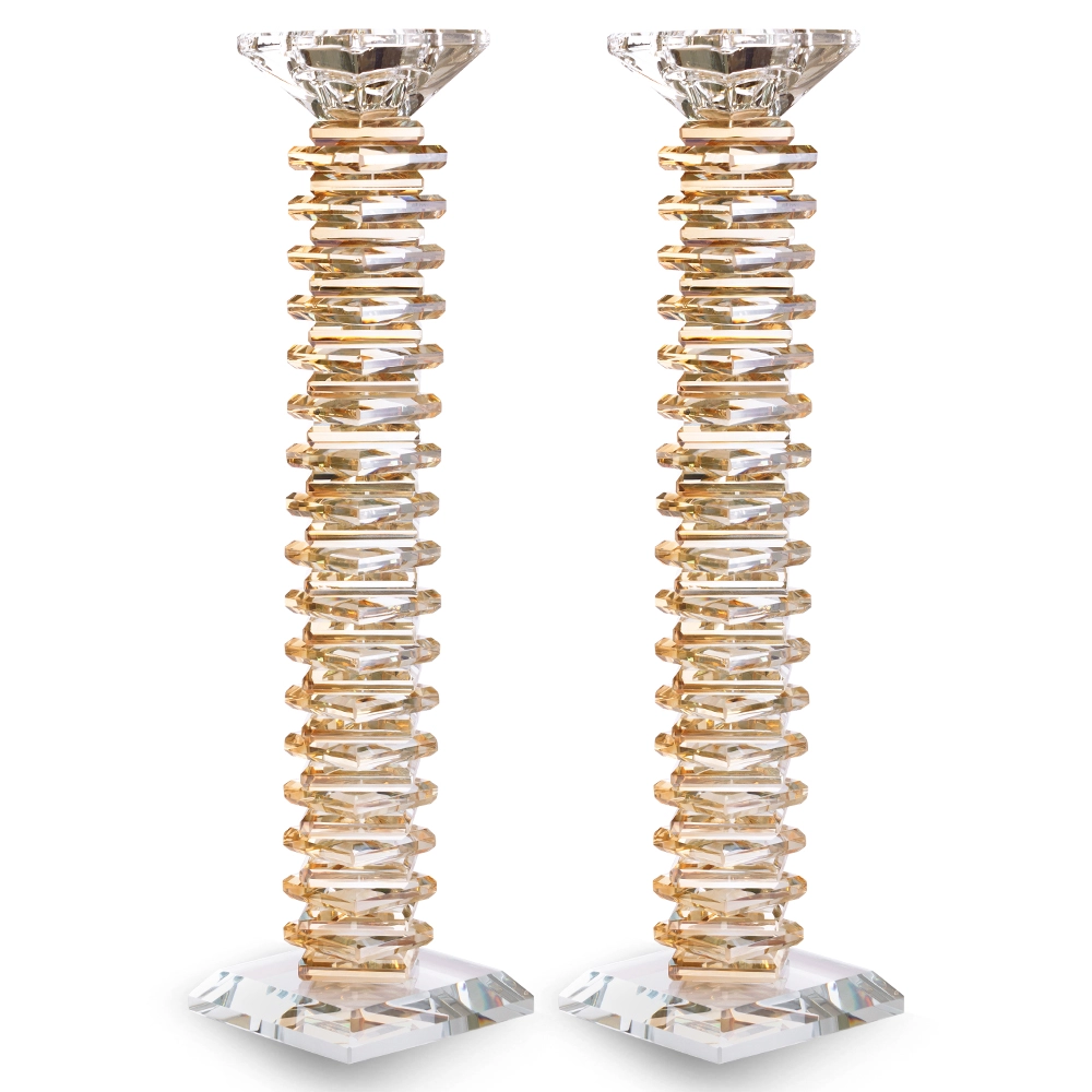 Crystal Candlesticks 32 cm