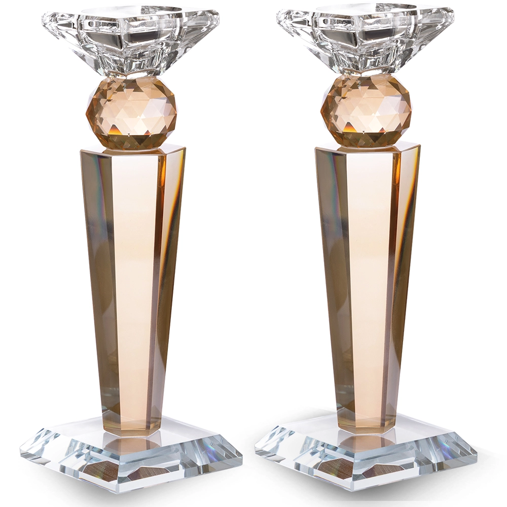 Crystal Candlesticks 20.5 cm