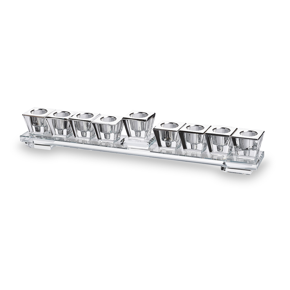 Elegant Crystal Menorah 28*7 cm