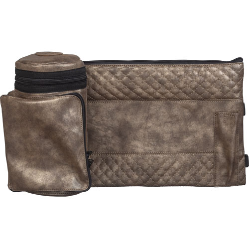 Leather- Like Thermal Tefillin & Tallit Protector Container "Tik-taf" 22 cm- Washed Bronze